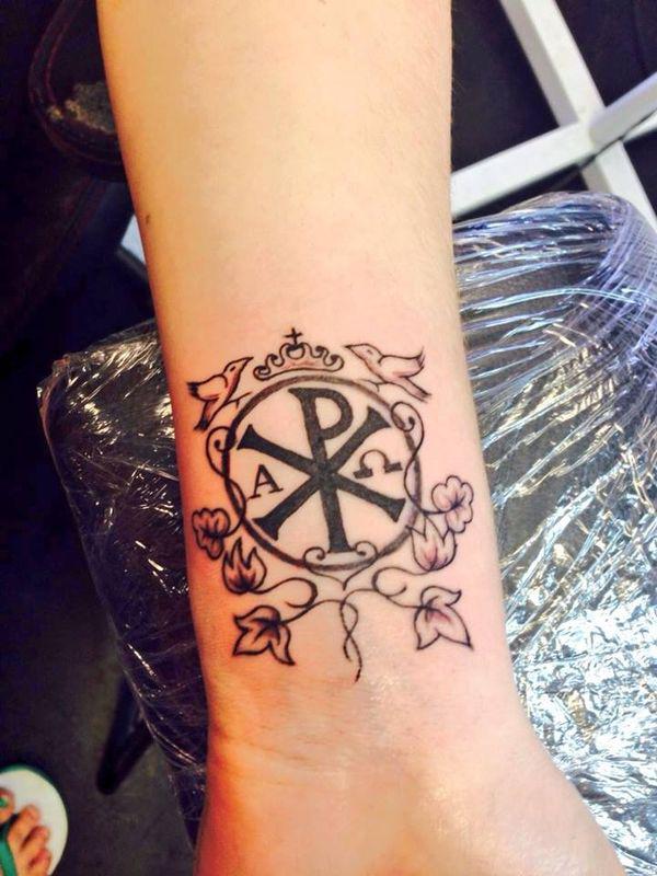 60 Chi Rho Tattoos that Tell a Story of Faith