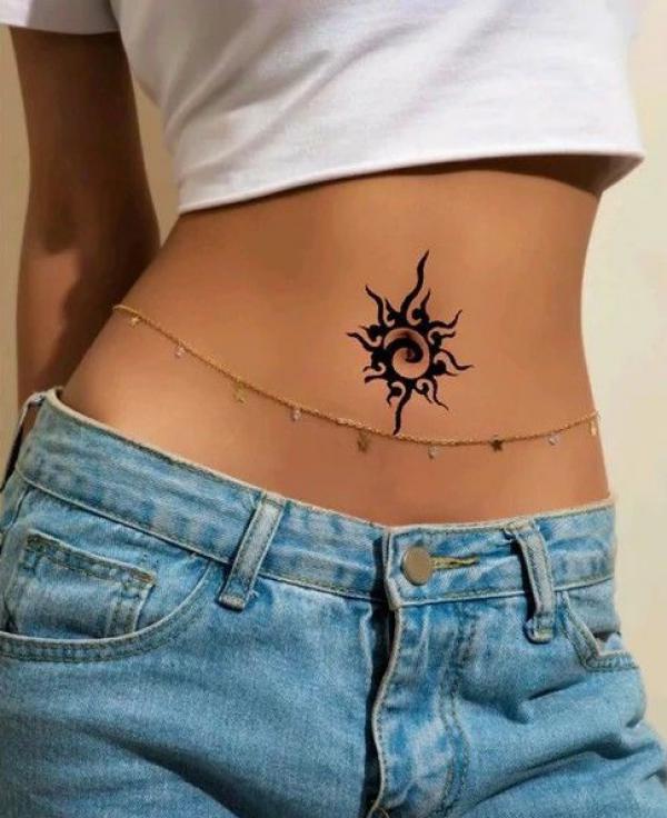 140 Meaningful Stomach Tattoos for Women