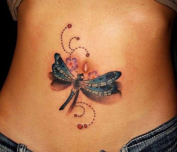 140 Meaningful Stomach Tattoos for Women