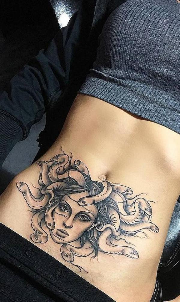 140 Meaningful Stomach Tattoos for Women