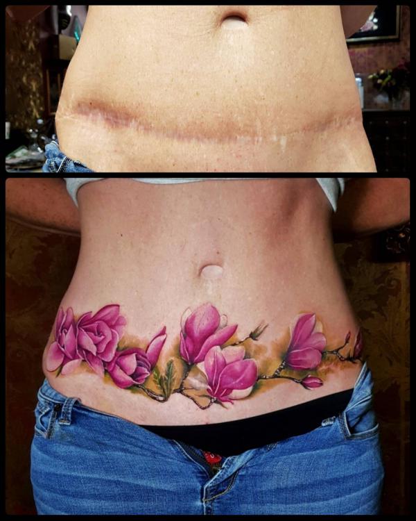 140 Meaningful Stomach Tattoos for Women