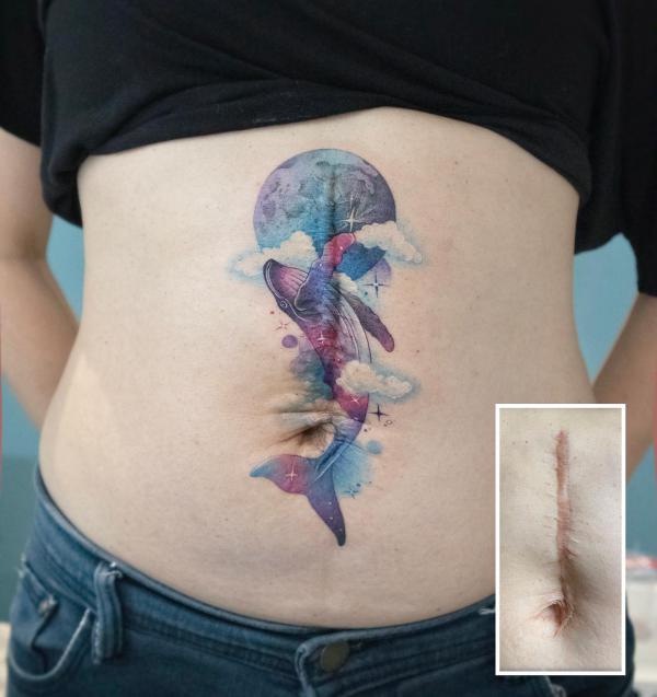 140 Meaningful Stomach Tattoos for Women
