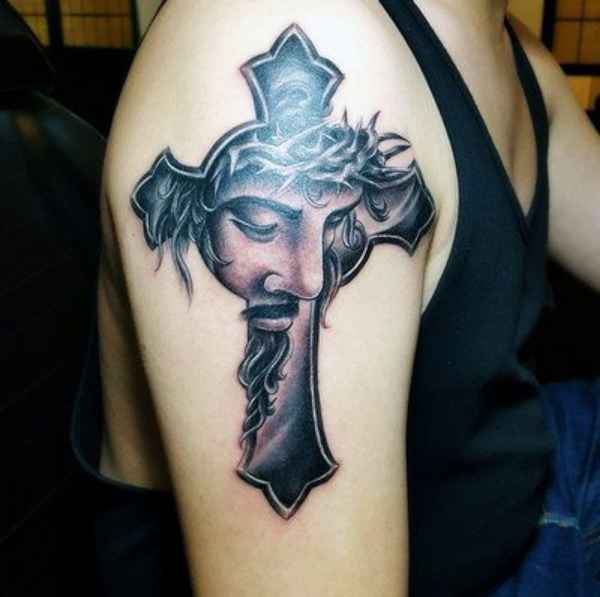 50 Meaningful Cross Tattoos with Jesus