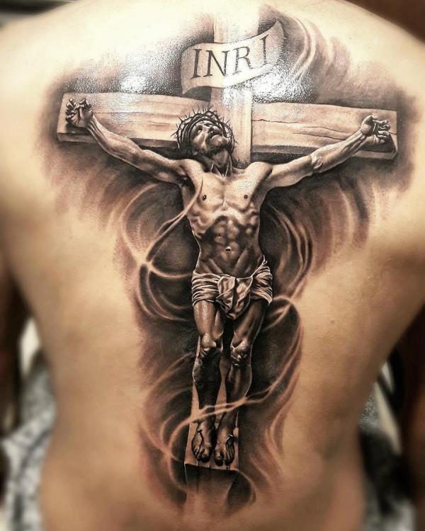 50 Meaningful Cross Tattoos with Jesus