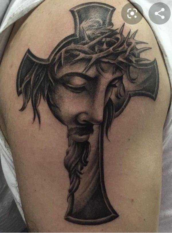 50 Meaningful Cross Tattoos with Jesus