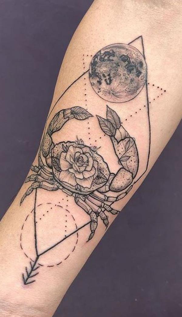 100 Creative Cancer Zodiac Tattoo Ideas