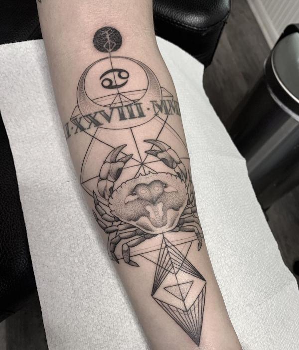 100 Creative Cancer Zodiac Tattoo Ideas