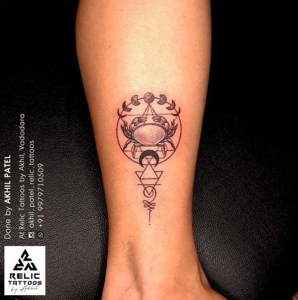 100 Creative Cancer Zodiac Tattoo Ideas