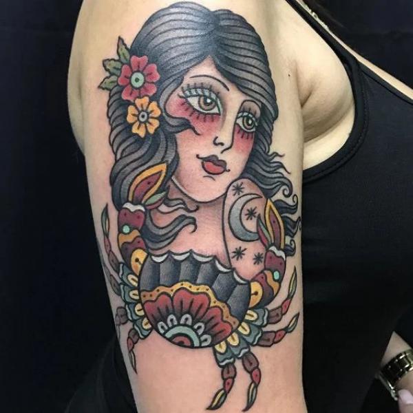 100 Creative Cancer Zodiac Tattoo Ideas