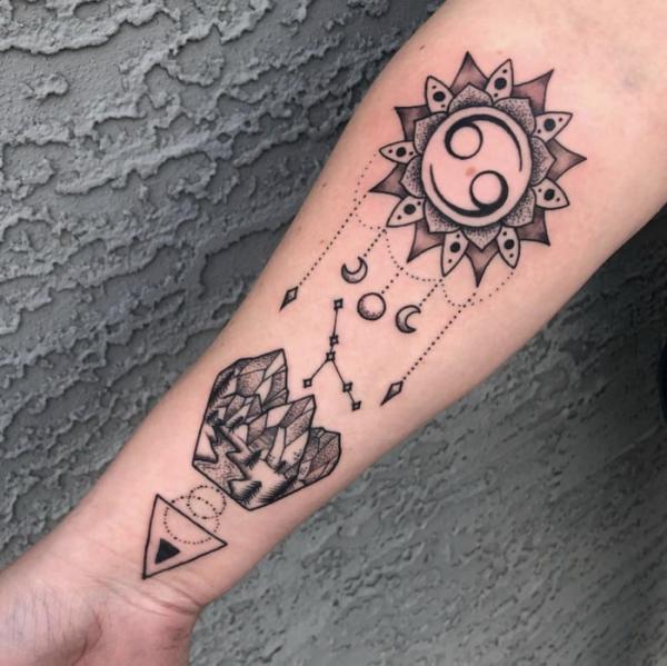 100 Creative Cancer Zodiac Tattoo Ideas