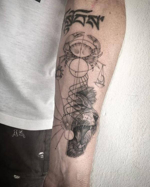 100 Creative Cancer Zodiac Tattoo Ideas
