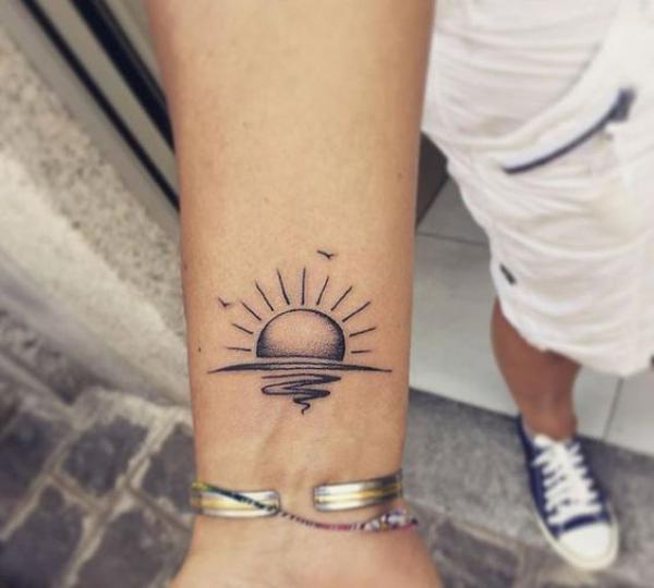 160 Sun Tattoo Designs with Meaning