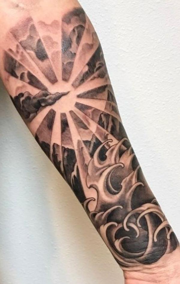 160 Sun Tattoo Designs with Meaning