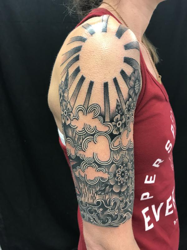 160 Sun Tattoo Designs with Meaning