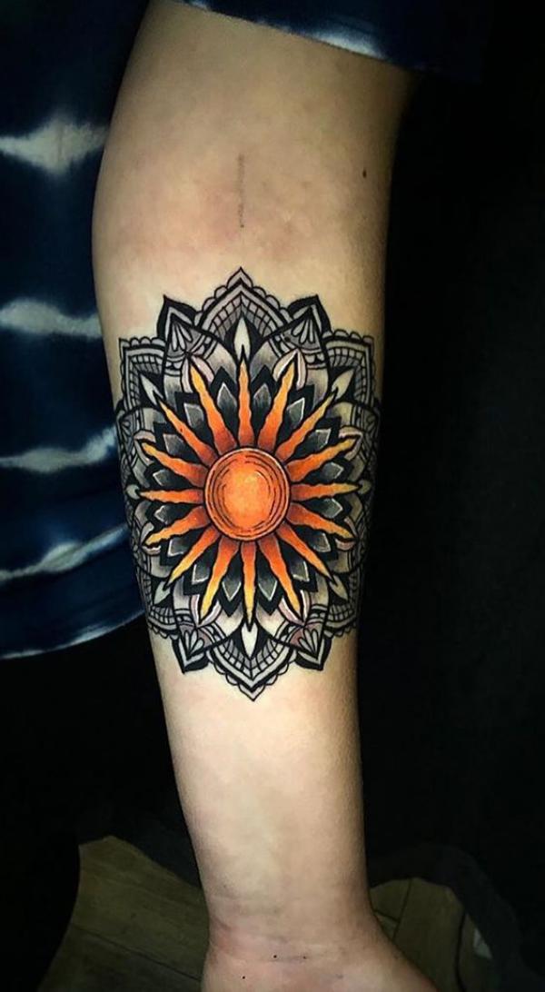 160 Sun Tattoo Designs with Meaning