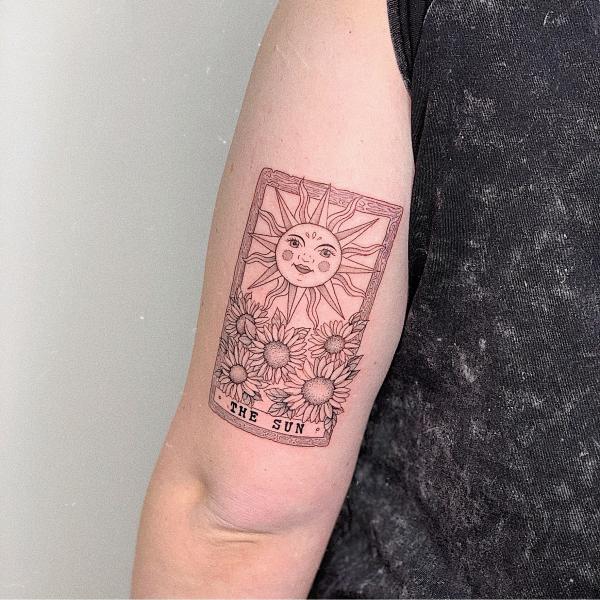 160 Sun Tattoo Designs with Meaning