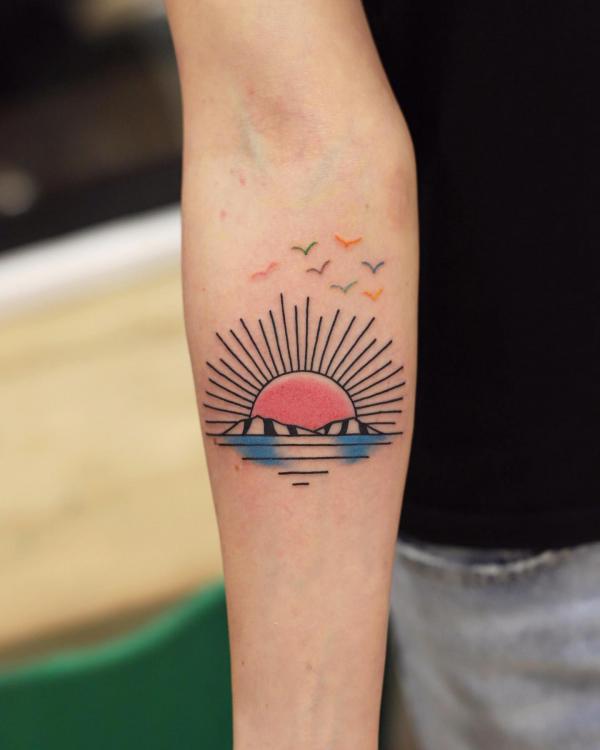 160 Sun Tattoo Designs with Meaning