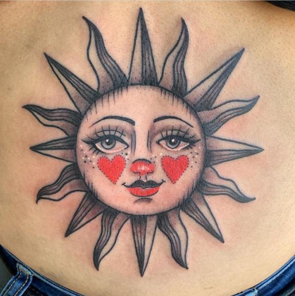 160 Sun Tattoo Designs with Meaning