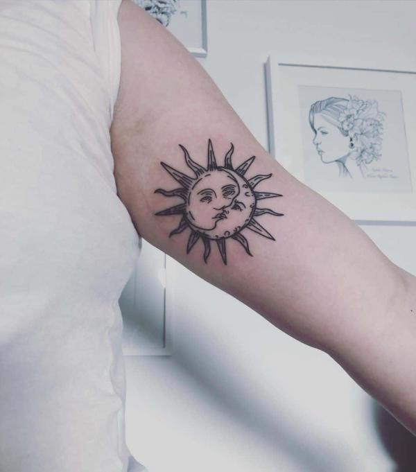 160 Sun Tattoo Designs with Meaning