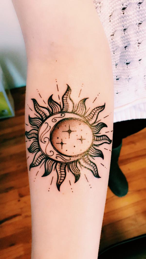 160 Sun Tattoo Designs with Meaning