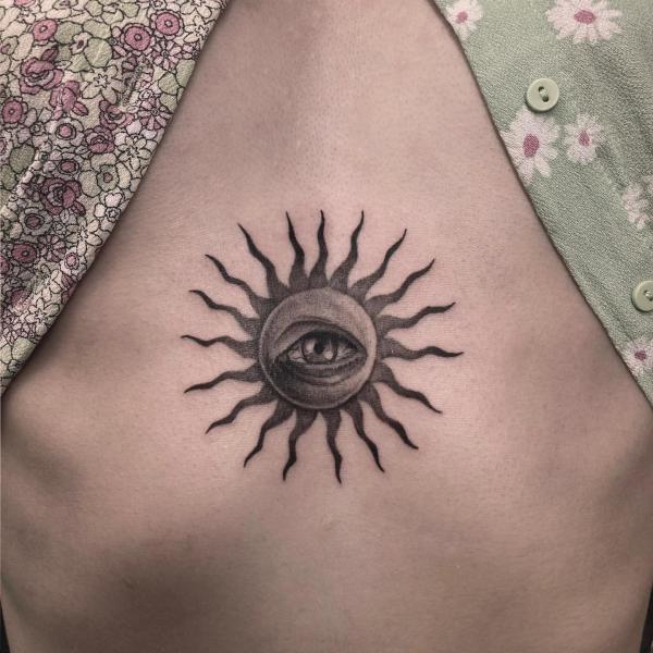 160 Sun Tattoo Designs with Meaning
