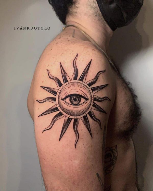 160 Sun Tattoo Designs with Meaning