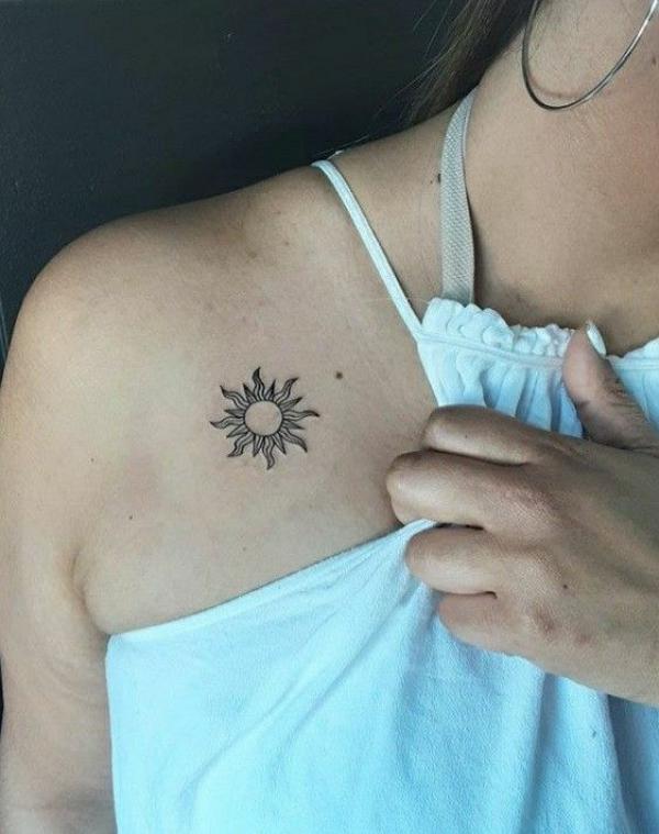 160 Sun Tattoo Designs with Meaning