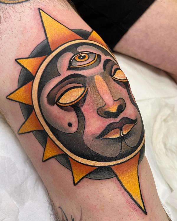 160 Sun Tattoo Designs with Meaning