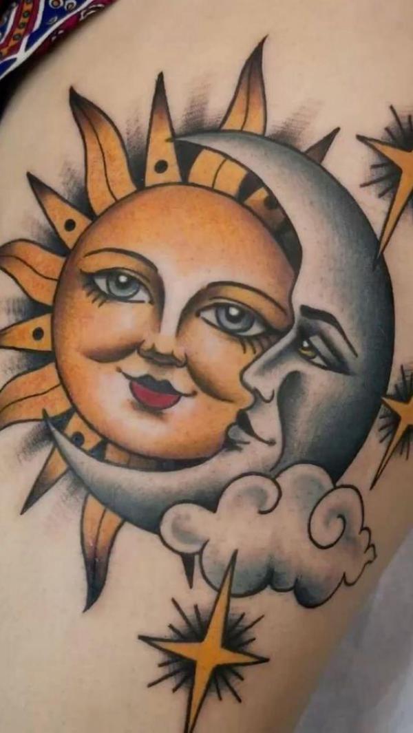 160 Sun Tattoo Designs with Meaning