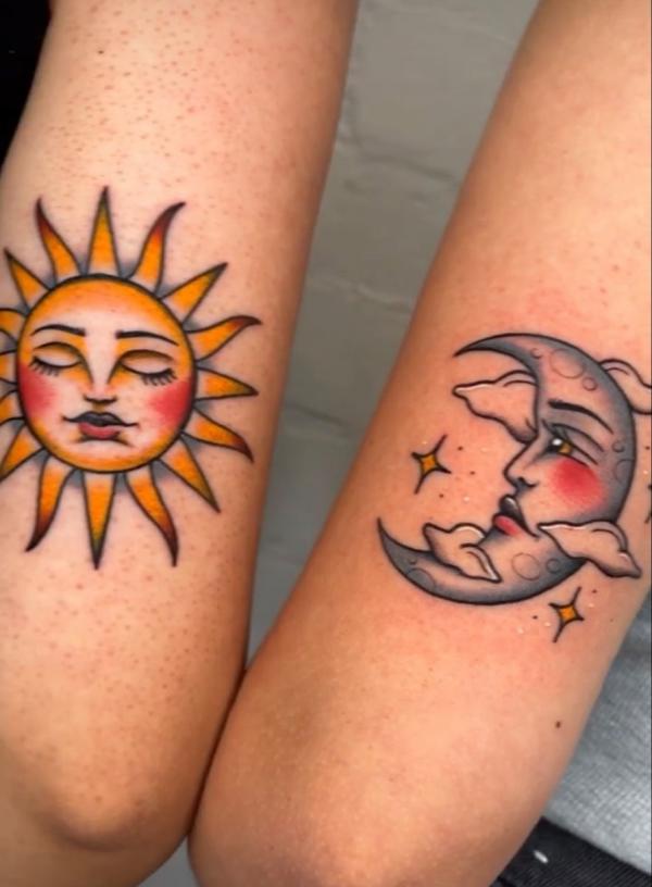 160 Sun Tattoo Designs with Meaning