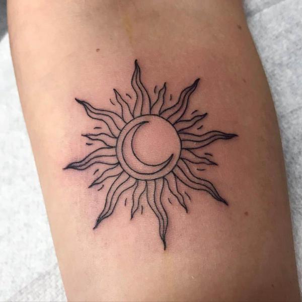 160 Sun Tattoo Designs with Meaning