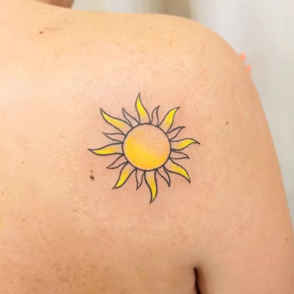 160 Sun Tattoo Designs with Meaning