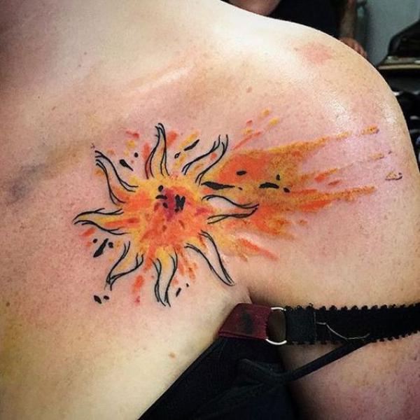 160 Sun Tattoo Designs with Meaning