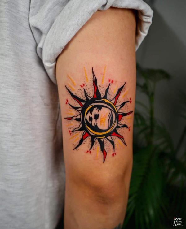 160 Sun Tattoo Designs with Meaning