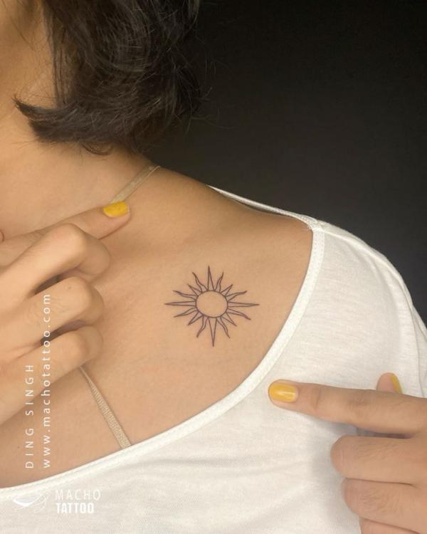 160 Sun Tattoo Designs with Meaning