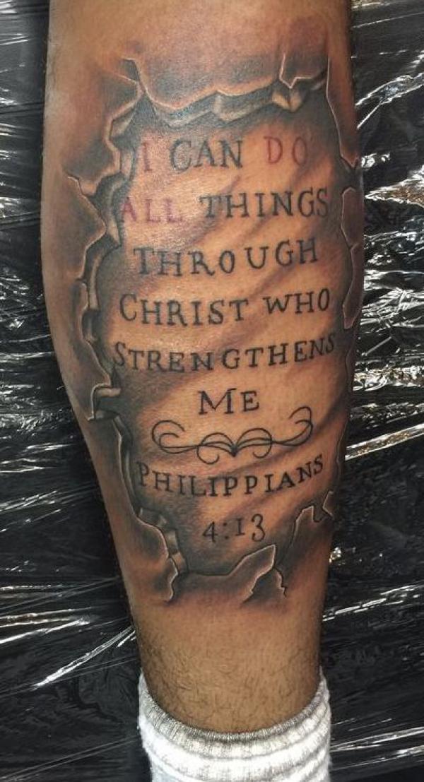 45 Divine Philippians 4:13 Tattoo Designs