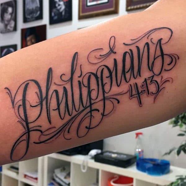 45 Divine Philippians 4:13 Tattoo Designs