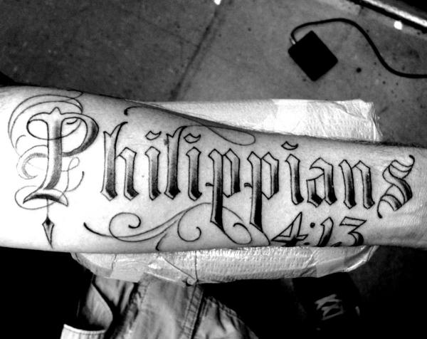 45 Divine Philippians 4:13 Tattoo Designs
