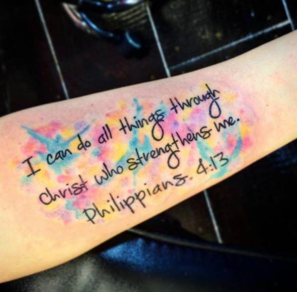 45 Divine Philippians 4:13 Tattoo Designs