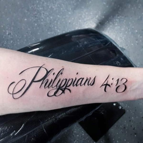 45 Divine Philippians 4:13 Tattoo Designs