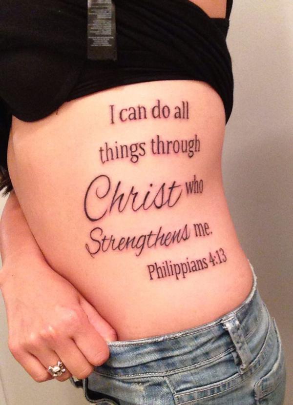 45 Divine Philippians 4:13 Tattoo Designs