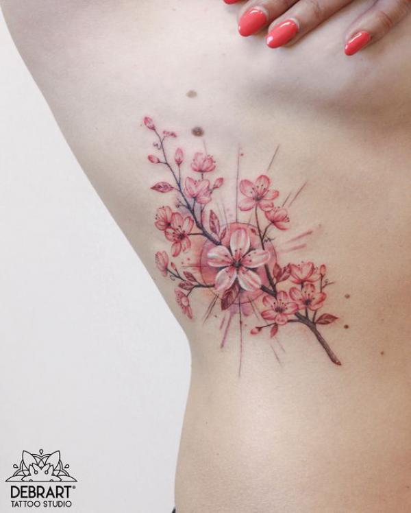 80 Cute Side Boob Tattoos for women