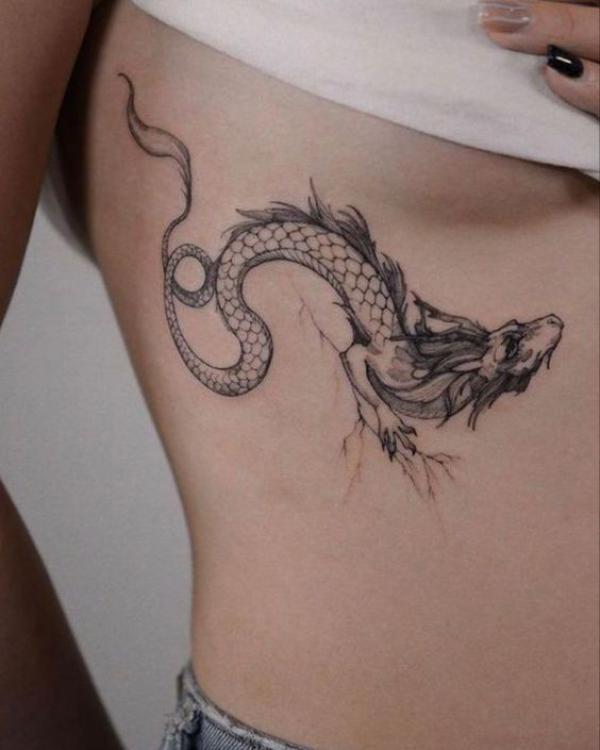 80 Cute Side Boob Tattoos for women