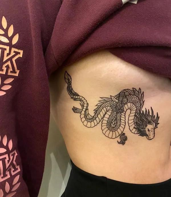 80 Cute Side Boob Tattoos for women