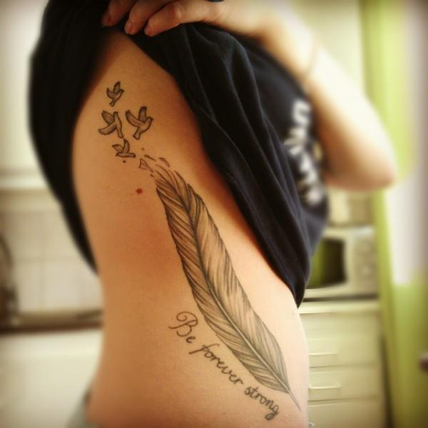 80 Cute Side Boob Tattoos for women