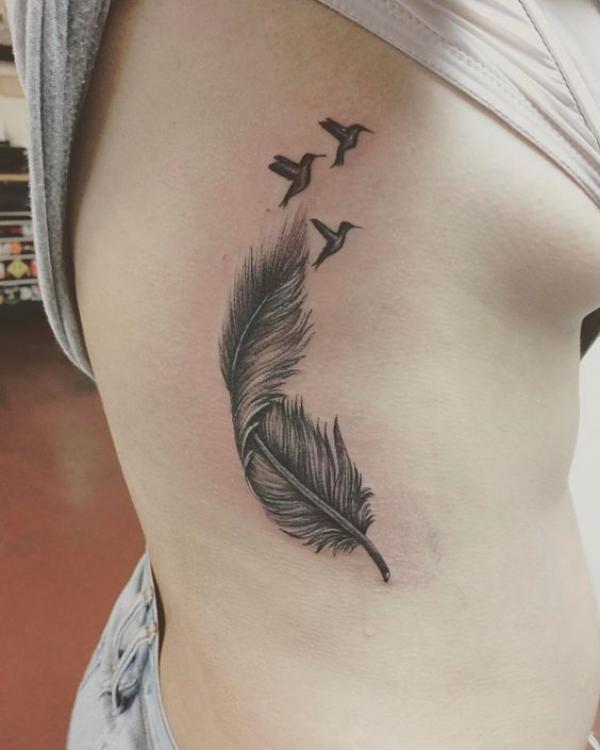 80 Cute Side Boob Tattoos for women
