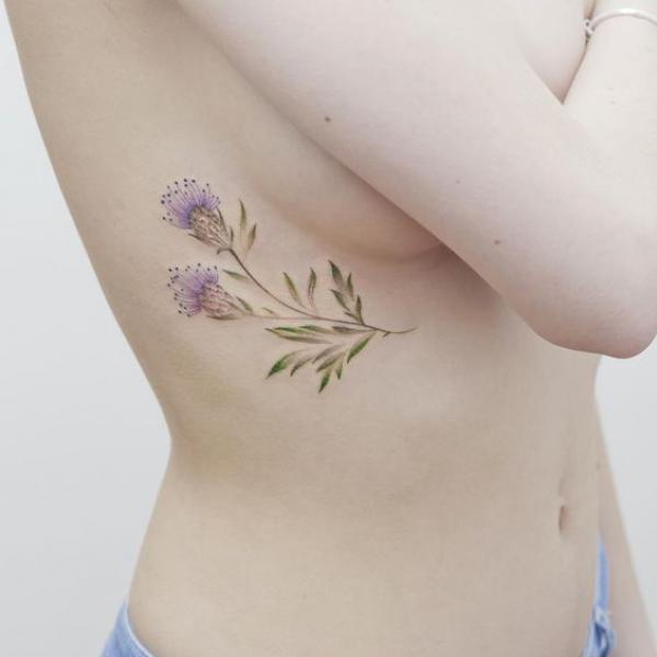 80 Cute Side Boob Tattoos for women