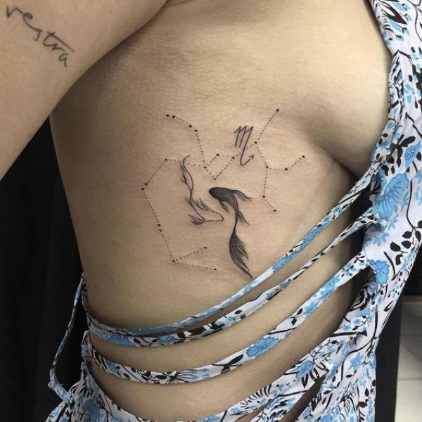 80 Cute Side Boob Tattoos for women