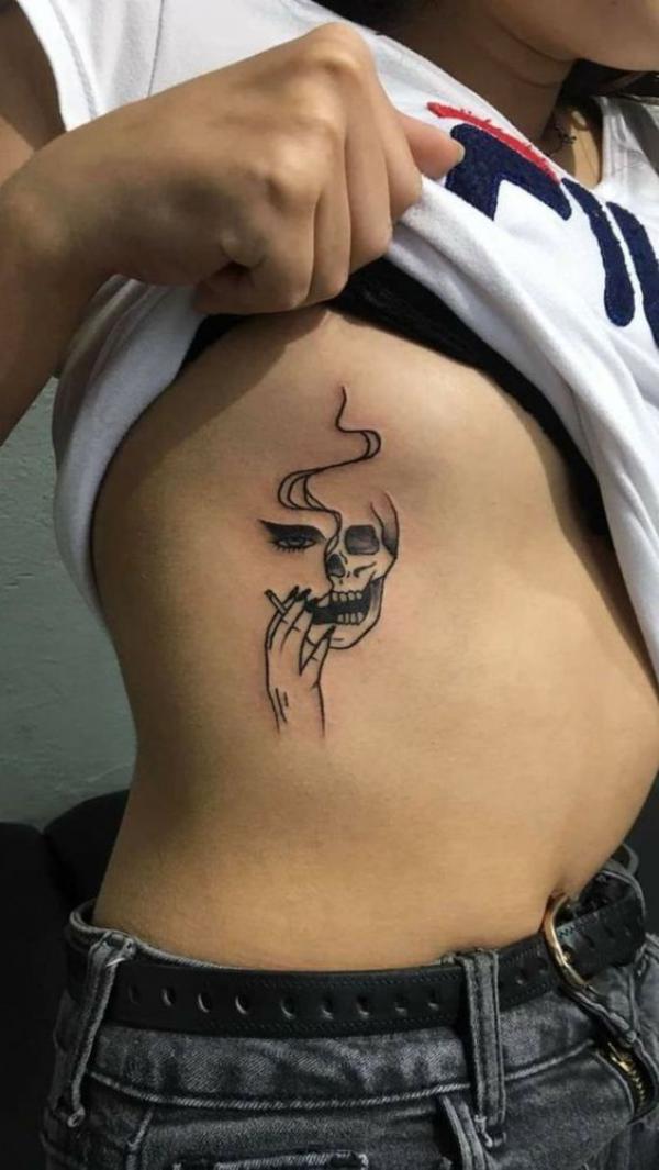 80 Cute Side Boob Tattoos for women