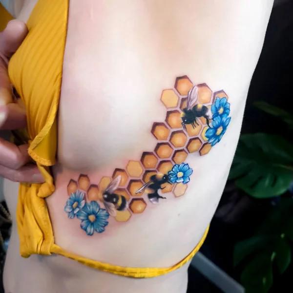 80 Cute Side Boob Tattoos for women